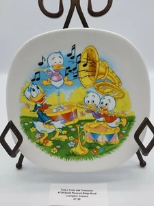 Vintage Walt Disney Donald Duck & Nephews Huey Dewey Louie 7" Plate West Germany - Picture 1 of 4