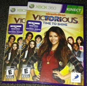 VICTORIOUS TIME TO SHINE KINECT- XBOX 360 -COMPLETE WITH MANUAL - FREE S/H (F) - Picture 1 of 1