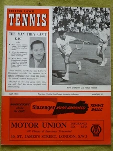 BRITISH RASENTENNIS / 1960 JULI / ROY EMERSON AND NEALE FRASE - Bild 1 von 1