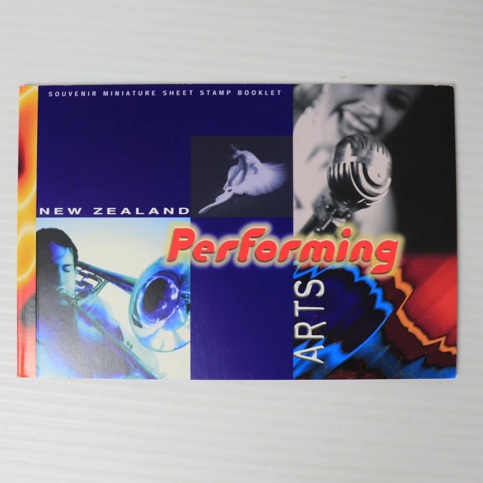 New Zealand Performing Arts Stamp Booklet ~ Souvenir Miniature Sheet - Image 1 of 4