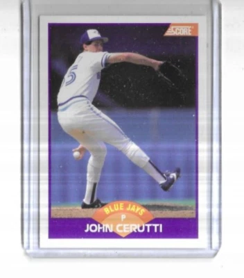 1989 Score #304 John Cerutti Toronto Blue Jays - Image 1 of 2