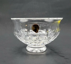 Cuenco redondo Waterford Lismore cristal corte transparente 6" patas - Imagen 1 de 14