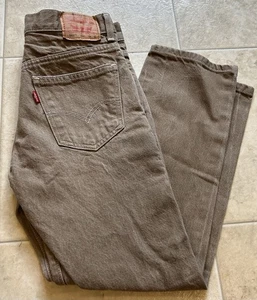 LEVI STRAUSS 562 Loose Taper Brown 2-Toned Jeans Boy's 16 Regular 28x28 - Picture 1 of 7