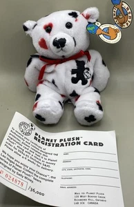 Planet Plüsch 1998 Chance - Der Las Vegas Bär #24878 & Registrierungskarte & Hülle - Bild 1 von 5
