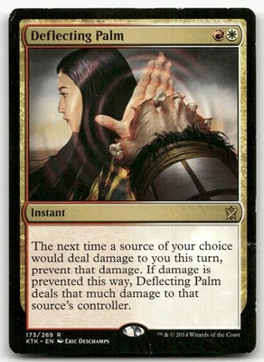 Deflecting Palm #173 (MP) Khans of Tarkir KTK Magic MTG - Image 1 of 2