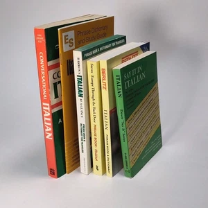 Sprachführer Italienisch Sprache Konvolut 6 kleine Bücher verschiedene Verlage - Bild 1 von 4