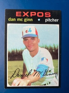 1971 topps baseball #21 Dan McGinn Montreal Expos NM - Picture 1 of 2
