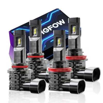 For Volvo V50 T5 Wagon 4-Door 2.5L 2005-2011 H11 9005 LED Headlight Bulbs Bright - Изображение 1 из 4