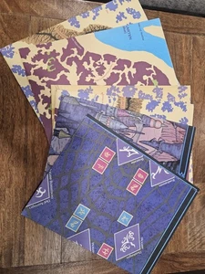 TSR 1992 Dungeons And Dragons Menzoberranzan RPG Map Set Complete - Picture 1 of 13