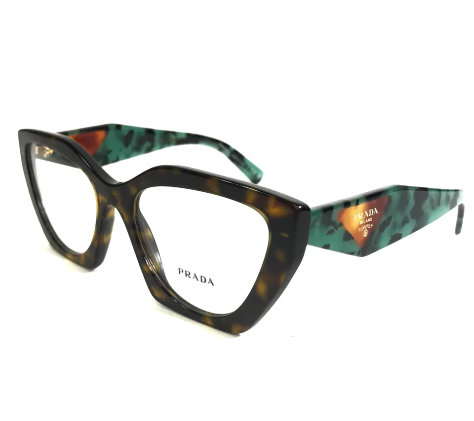 Prada Eyeglasses Frames VPR09Y 2AU-1O1 Tortoise Butterfly Full Rim 54-18-140 - Image 1 of 4