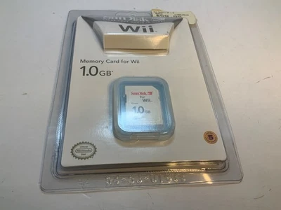 SanDisk Memory Card For Wii 1.0GB New In package Nintendo - Image 1 of 4