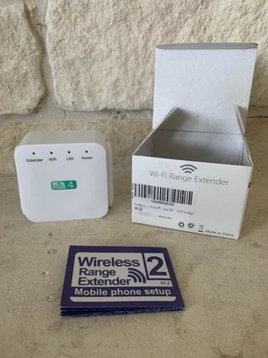 WiFi Range Extender 1200MBPS Internet Booster Dual Band Wireless Signal Repeater - Image 1 of 4