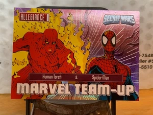 Marvel Allegiance Secret Wars Torcia Umana Team-Up Spider-Man #TU-10 - Foto 1 di 6
