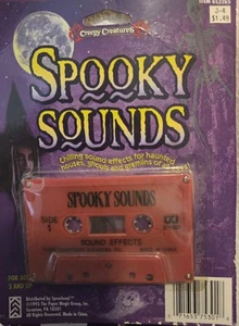 Vintage Halloween Paper Magic Spooky Sounds Cassette Tape - Picture 1 of 1