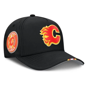 Men's Fanatics Black Calgary Flames 2025 NHL Draft Authentic Pro On-Stage Podium - Picture 1 of 4