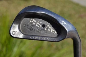 PING ZING 6 IRON BLACK DOT JZ STEEL STIFF SHAFT - Picture 1 of 1