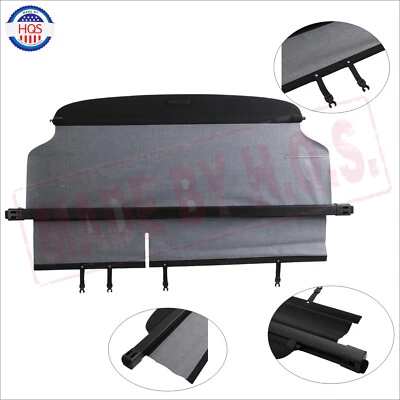 Black Rear Retractable Cargo Cover Luggage Shade For 2007-2011 Honda CR-V CRV Foto 1 de 4