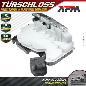 Serratura porta anteriore destra per Seat Alhambra VW Beetle Golf Polo Sharan Skoda Yeti - Foto 1 di 8