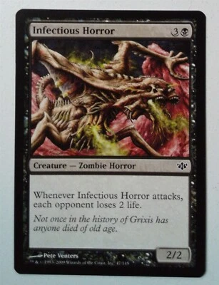 Infectious Horror *Common* Magic MtG x1 Conflux SP - Image 1 of 2