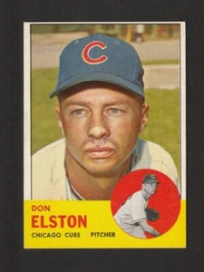 1963 TOPPS DON ELSTON #515 - CHICAGO CUBS - SERIE CENTRALE - EX-MT (2286) - Foto 1 di 2