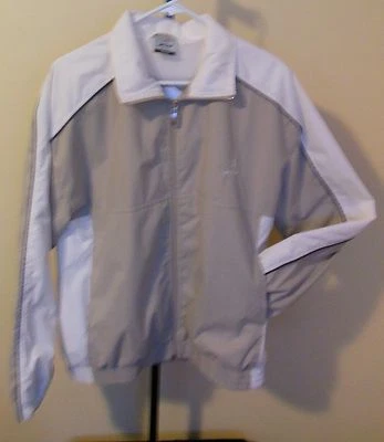 Cortavientos para mujer Ativa color tostado/blanco forrado mediano grande nuevo con etiquetas precio de venta sugerido por el fabricante 79,99 USD ¡BONITO! Foto 1 de 4