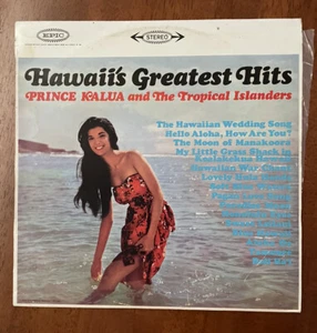 Hawaii's Greatest Hits,Prince Kalua And The Tropical Islanders,Vinyl LP. EUC - Picture 1 of 3