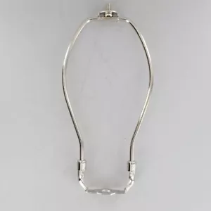 12" TALL NICKLE PLATED REGULAR LAMP HARP LAMP PART NEW 12764NJB - Picture 1 of 3