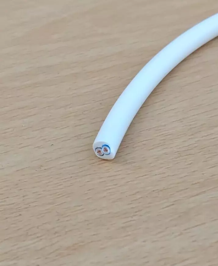 CABLE BLANCO REDONDO FLEXIBLE BLANCO 2 NÚCLEOS 0,75MM FLEX NUEVO OTRO Foto 1 de 1