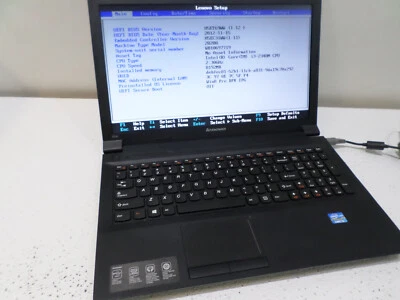 Lenovo B590 Laptop 15.6" - No HDD, 8GB RAM, Intel Core i3 2nd Gen, No Screws - Image 1 of 4