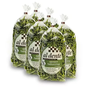 Al Dente Spinach Fettuccine, 12 Oz Cello Bags(case of Six Bags) - Picture 1 of 6