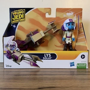 Star Wars Young Jedi Adventures - Lys Solay Figure, And Speeder Bike - Picture 1 of 7