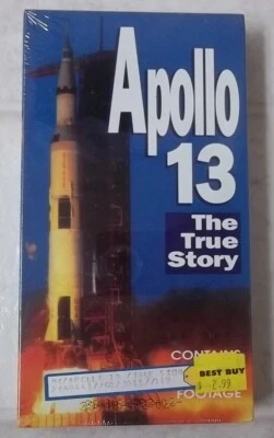 NEW Sealed Apollo 13 The True Story Best Buy VHS VCR Video Tape 1995 - Image 1 of 4