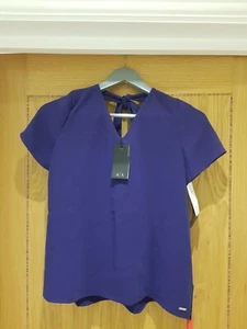 Armani Exchange Women t-shirt top Purple Size S - Picture 1 of 8