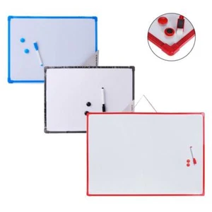 LAVAGNA LAVAGNETTA MAGNETICA BIANCA CANCELLABILE PER UFFICIO MEMO BAMBINI 30x40 - Foto 1 di 1