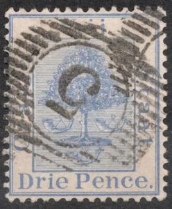 SG51 Sn:#6 1883 3 d ORANGE FREE STATE  Orange State tree , used - Picture 1 of 2