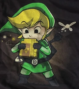 Teefury Gallery Legend Of Zelda Link Blowing Cart Edizione Limitata Run Shirt S - Foto 1 di 3