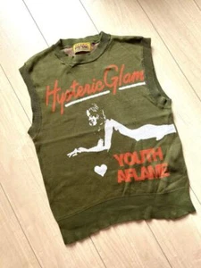 Hysteric Glamour Jacquard Vest Tops FREESIZE Women Used Japan - Picture 1 of 7