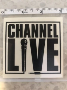 Channel Live PROMO Sticker RARE! (Mad Izm) KRS ONE - Picture 1 of 2