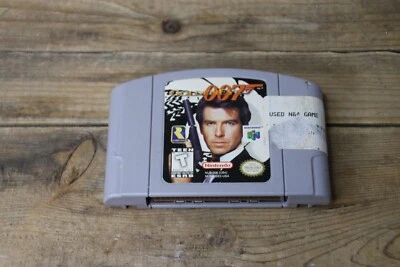 Nintendo 64 Goldeneye 007 Game Cartridge - Sticker on Front Label Tested Working - Image 1 of 4