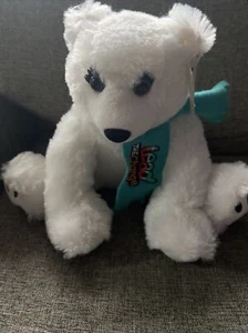 Polar Bear Plush 10"Scarf Girl Scouts Lead The Change Pellet Filled - Picture 1 of 7