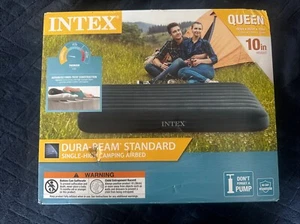 Quee Size Air Mattress for Inflatable - Portable Blue Blow Up Mattresses with... - Picture 1 of 1