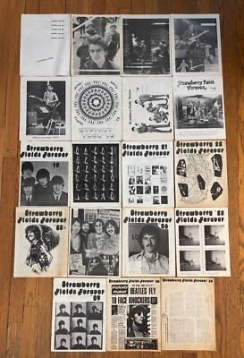 30% Off! "Strawberry Fields Forever" Vintage Beatles Fanzines-19 issues, 1974-79 - Image 1 of 2