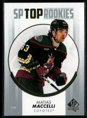 2022-23 SP Authentic Top Rookies #TR-20 Matias Maccelli RC - Image 1 of 2