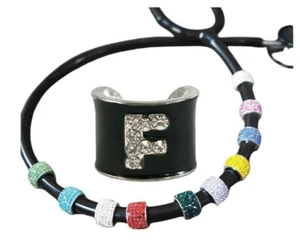 Stethoscope Crystal Charm  F Free Shipping* - Picture 1 of 2