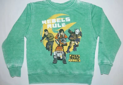 Star Wars REBELS RULE Rebels Niños Jóvenes Suéter Sudadera XS (4/5) Baby Yoda Foto 1 de 3