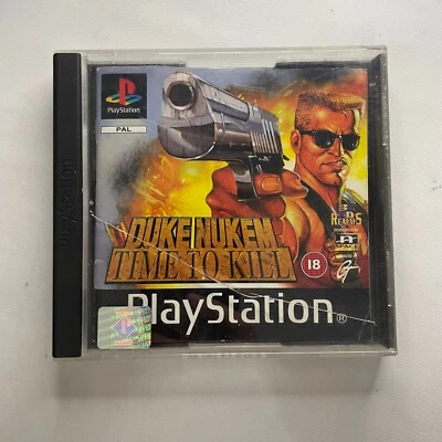 Duke Nukem Time to Kill Sony Playstation 1 PS1 PSX PAL Game w Manual Tested - Image 1 of 3