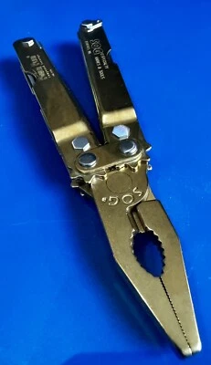MIB SOG T52 TiNi Power Plier Mulitool - Gold  w/leather sheath - Image 1 of 4