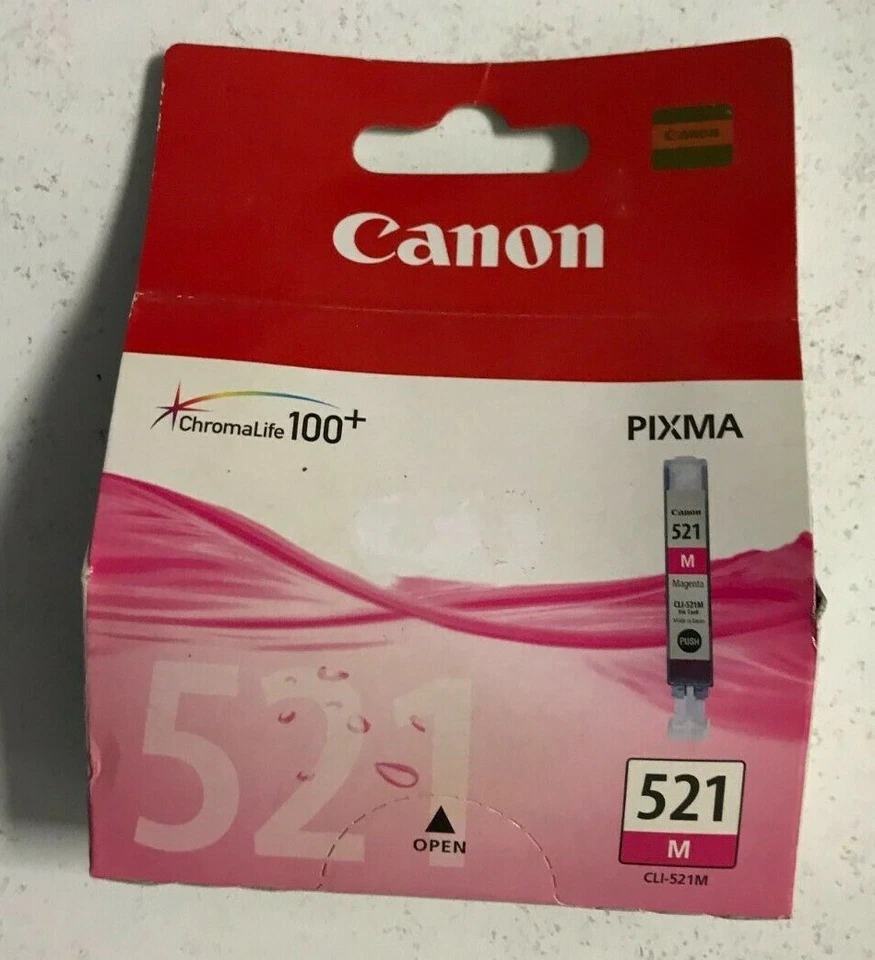 Canon Pixma 521 Magenta Neuf Sous Blister - Photo 1/1