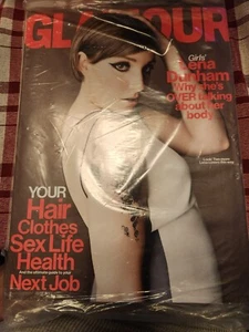2014 APRIL GLAMOUR MAGAZINE - LENA DUNHAM COVER - B 3256 - Foto 1 di 2