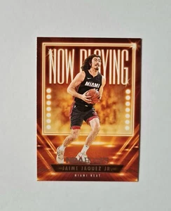2023-24 Panini NBA Hoops Jaime Jaquez Jr. RC Now Playing - Bild 1 von 2
